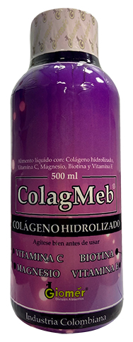 colageno hidrolizado colagmeb vitamina c magnesio biotina vitamina e frasco x 500 ml.